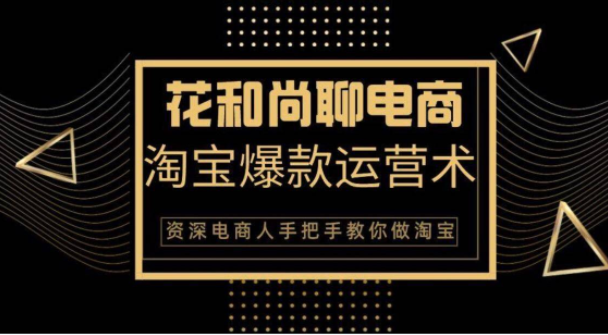 花和尚·天猫淘宝爆款运营实操技术，手把手教你月销万件的爆款打造技巧-苏柒资源库