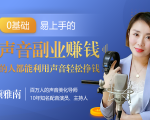 20堂好声音副业赚钱,让90%的人都能华丽转“声”,用声音轻松挣钱,月入过万。-苏柒资源库