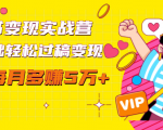 读书变现实战营,0基础轻松过稿变现,每月多赚5万+【赠300投稿渠道】-苏柒资源库