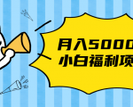 搏金汇小白福利网赚项目,长久稳定月入5000-苏柒资源库