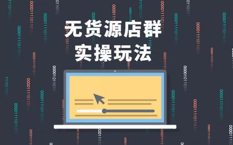 无货源店群实操玩法，蓝海选品的独特思路，店群软件操作方法（45节视频课）-苏柒资源库