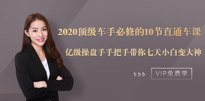 2020顶级车手必修的10节直通车课：亿级操盘手手把手带你七天小白变大神-苏柒资源库
