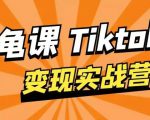 龟课·TikTok变现实战训练营线上第1期,多种变现模式,轻松赚美刀-苏柒资源库