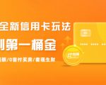 2021全新信用卡玩法:快速提额/0首付买房/套现生财,赚到第一桶金-苏柒资源库