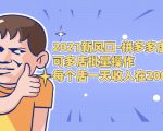 2021新风口-拼多多虚拟店:可多店批量操作,每个店一天收入在200-1000-苏柒资源库