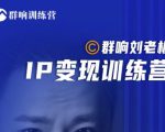 群响刘老板·IP变现训练营第6期:教你搞流量新姿势,IP打造获客私域经营-苏柒资源库