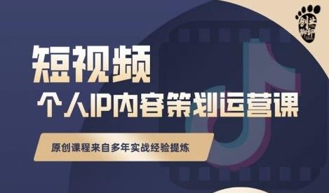 抖音短视频个人ip内容策划实操课，真正做到普通人也能实行落地-苏柒资源库