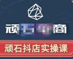 顽石电商·抖店自然流线上实操课【2022版】,从零教你做抖音小店-苏柒资源库