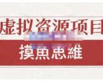 摸鱼思维·虚拟资源掘金课,虚拟资源的全套玩法 价值1880元-苏柒资源库