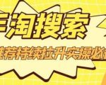 沧海老师·手淘搜索、手淘推荐持续拉升实操必备,简单易学,快速掌握-苏柒资源库