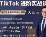 大山老师TikTok进阶实战课:账号详解,流量运营,实战变现,助力你成功出海-苏柒资源库