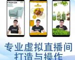 个人虚拟直播间的搭建与操作,专业虚拟直播间的打造与操作-苏柒资源库