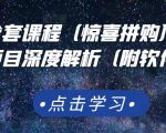 京东撸货全套课程（惊喜拼购），京东撸货项目深度解析（附软件）-苏柒资源库
