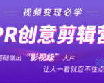 抖音赚钱必学的PR创意剪辑：零基础做出“影视级”大片，让人一看就忍不住为你点赞！-苏柒资源库