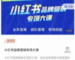 小红书品牌营销专项大课,操盘手进阶,一套能让你提升业务精进的课程-苏柒资源库