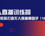 无人直播训练营:手把手教您打造无人直播操盘手(16节课时)-苏柒资源库