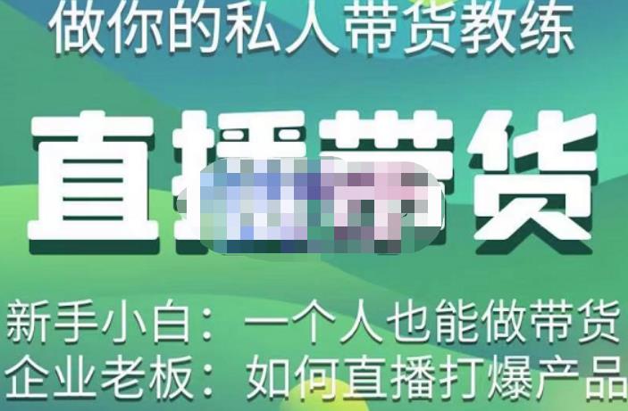 硬核传媒·直播带货（私人教练），实操实战教学，通俗易懂，学完后新手小白一个人也能做带货-苏柒资源库