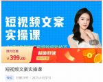 小秋·短视频文案实操课,从0到1教你做短视频的经验技巧-苏柒资源库