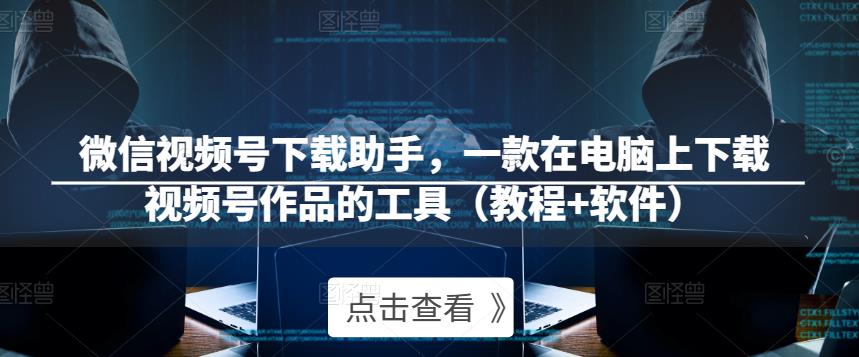 微信视频号下载助手，一款在电脑上下载视频号作品的工具（教程+软件）-苏柒资源库