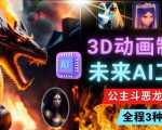 利用未来Ai工具LeiaPix，静态图转换3D动画，Lexica和Chat GPT制作精彩视频-苏柒资源库