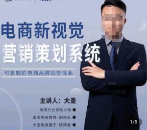 大圣·电商新视觉营销策划系统，可复制的电商品牌视觉识别系统-苏柒资源库