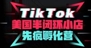疯人院·TikTok美国半闭环小店孵化营，抢占TikTok美国蓝海市场，开店、运营、带货、投流全实操-苏柒资源库