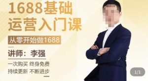 1688运营基础入门系统课,20课时带你系统性解析1688运营-苏柒资源库