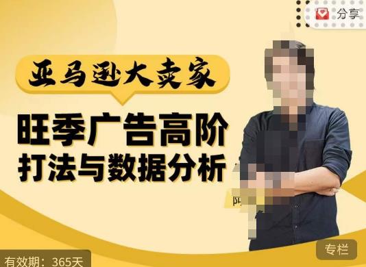 阿甘·亚马逊大卖家广告高阶打法与数据分析，走出传统广告误区；揭秘大卖惯用打法；数据驱动广告决策-苏柒资源库