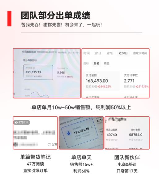 2023小红书电商火爆全网，新晋红利，风口项目，单店收益在3000-30000！-苏柒资源库