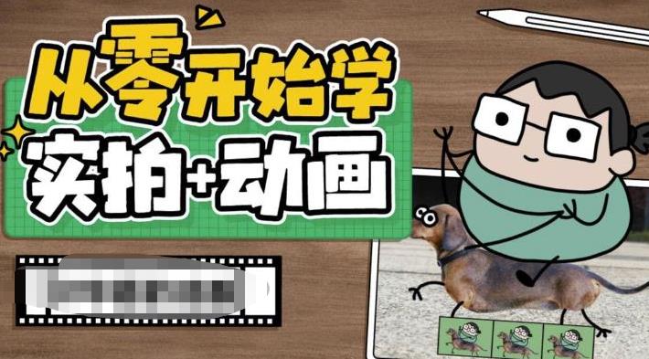 从零开始学实拍加动画，实拍加动画创意教程-苏柒资源库