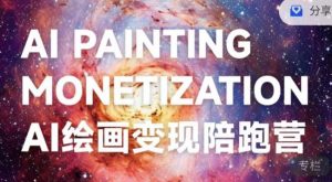 蛮驴·AI绘画变现陪跑营,快速产出可商业变现的图-苏柒资源库