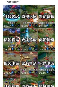 副业拆解:抖音王者荣耀游戏变现副业项目,视频版一条龙实操玩法分享给你-苏柒资源库