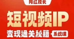 网红校长短视频IP变现通关秘籍｜系统课，产品篇，短视频篇，商业篇，私域篇，直播篇-苏柒资源库