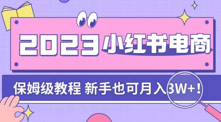 阿本小红书电商陪跑营4.0，带大家从0到1把小红书做起来-苏柒资源库