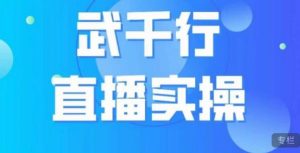 武千行直播实操课,账号定位、带货账号搭建、选品等-苏柒资源库