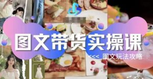 图文带货实操课,图文玩法攻略玩法-苏柒资源库