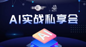 AI实战私享会,各种ai变现玩法,AI变现思路-苏柒资源库