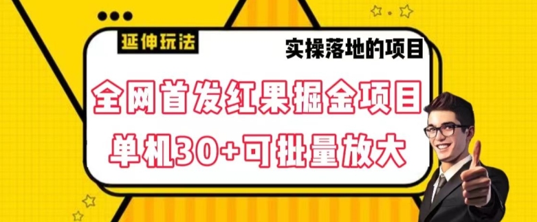 全网首发红果免费短剧掘金项目，单机30+可批量放大【揭秘】-苏柒资源库