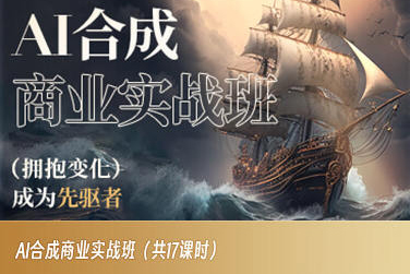 AI合成商业实战班，拥抱变化成为先驱者-苏柒资源库