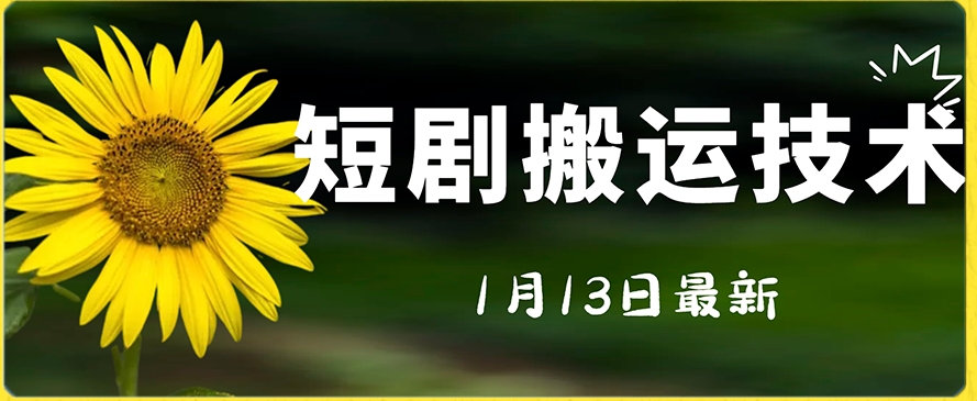 最新短剧搬运技术，电脑手机都可以操作，不限制机型-苏柒资源库
