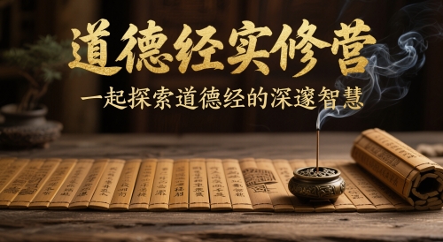 道德经实修营，一起探索道德经的深邃智慧-苏柒资源库