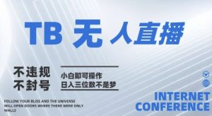 2025年淘宝无人直播带货10.0 全新技术,不违规,不封号,纯小白操作,日入几张【揭秘】-苏柒资源库