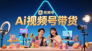 风口已至!AI视频号带货轻松月入过1W,99%的普通人却卡在内容制作门槛-苏柒资源库