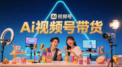 风口已至！AI视频号带货轻松月入过1W，99%的普通人却卡在内容制作门槛-苏柒资源库