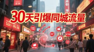 30天引爆同城流量:团购篇 认知篇 流量篇 来客篇 达人篇 老板人设IP篇 投流篇-苏柒资源库