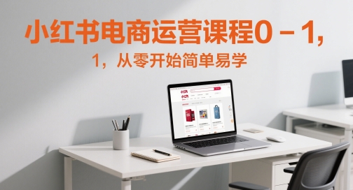 小红书电商运营课程0-1，从零开始简单易学-苏柒资源库