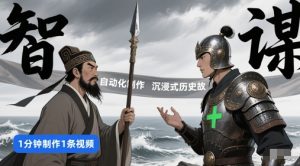 扣子工作流一键生成沉浸式历史故事,一天工作量,3分钟搞定-苏柒资源库