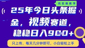 今日头条视频赛道最新玩法,每天十分钟,保底日入9张+【揭秘】-苏柒资源库