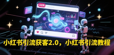 小红书引流获客2.0，小红书引流教程-苏柒资源库
