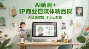Ai绘画+IP商业自媒体精品课,Ai绘画实操,个人ip打造-苏柒资源库